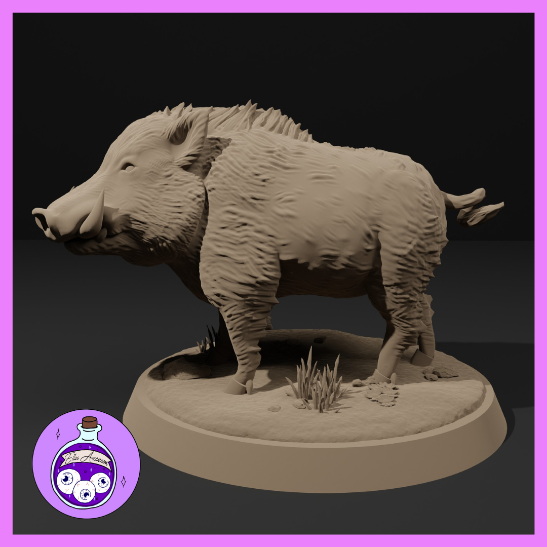 Wild Boar by Ella's Arcanum Minis