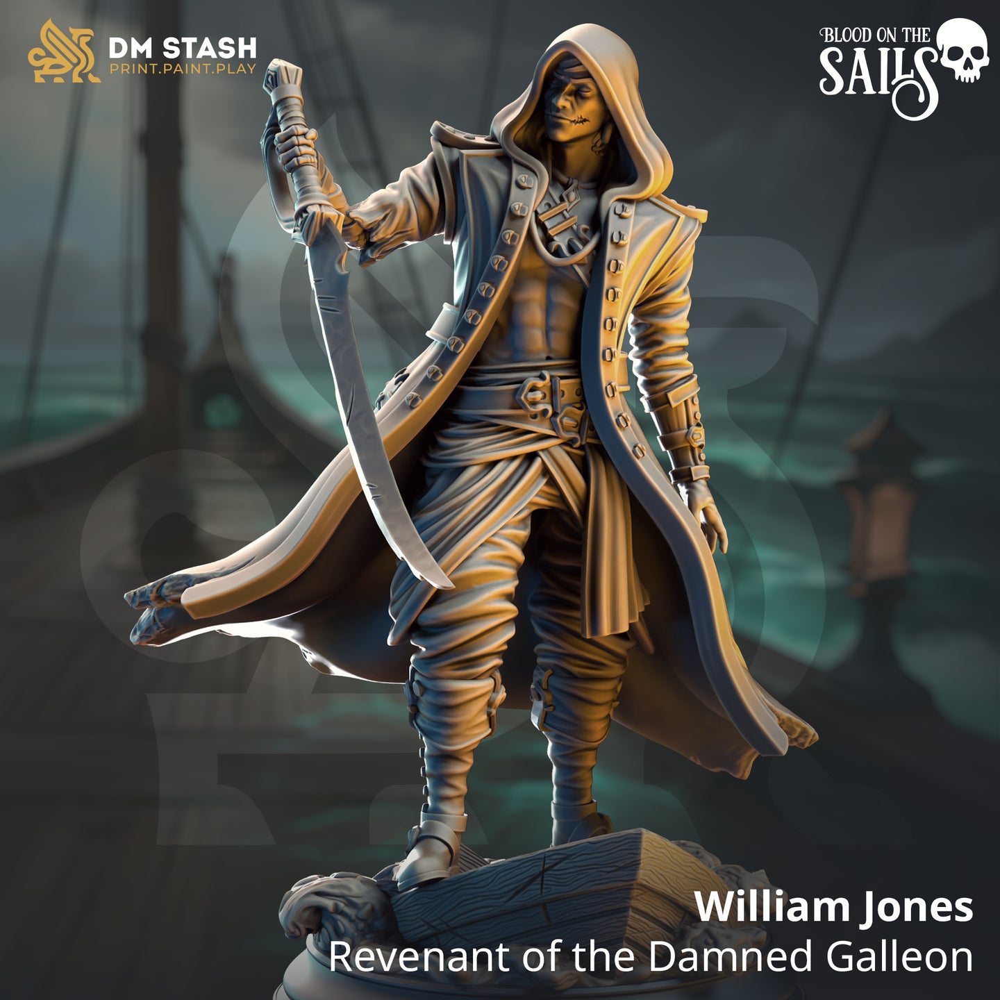 Revenant of the Damned Galleon (William Jones) by DM Stash