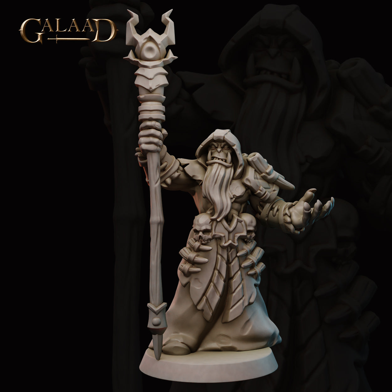 Orc Wizard 01 by Galaad Miniatures