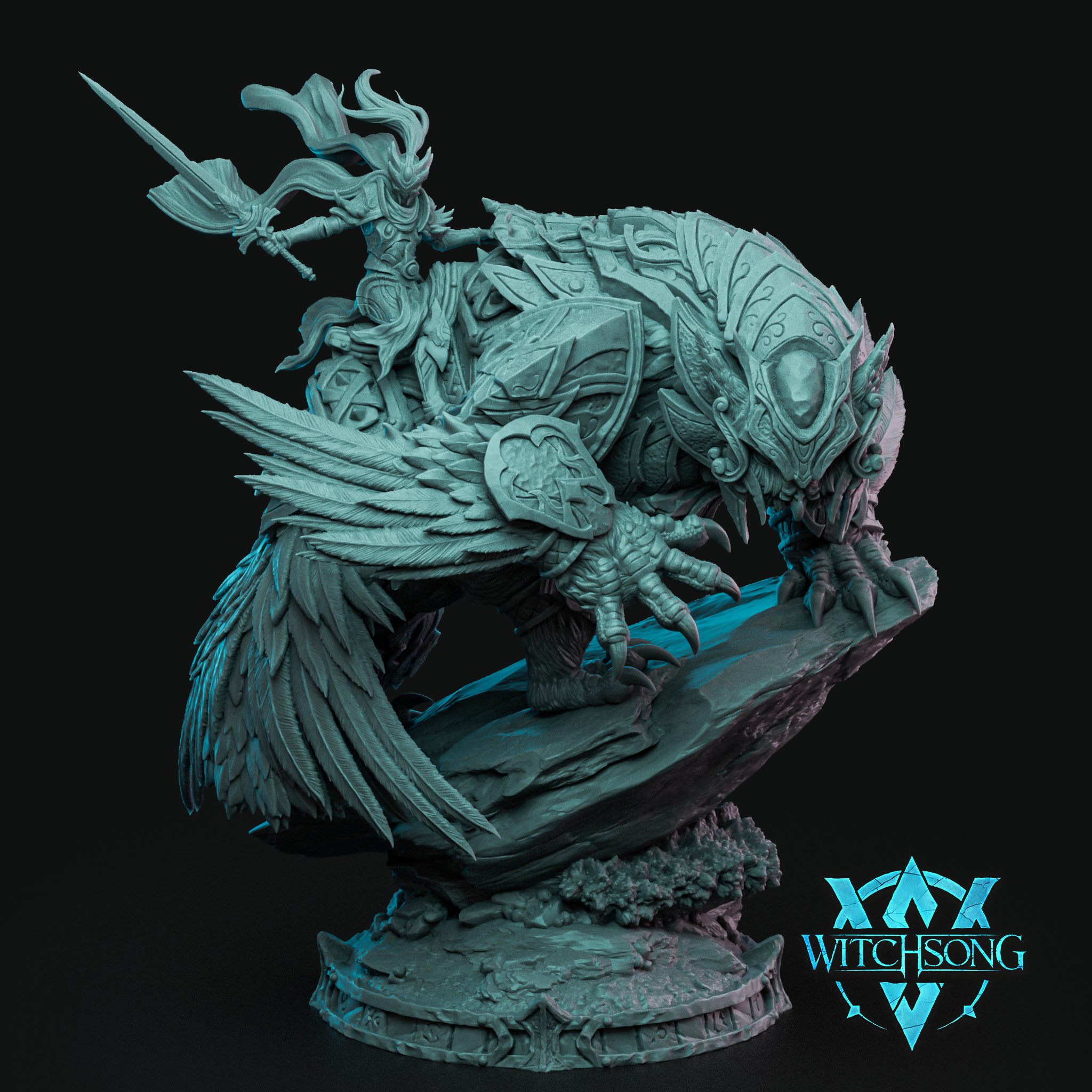 Xylia, the Unrelenting by Witchsong Miniatures