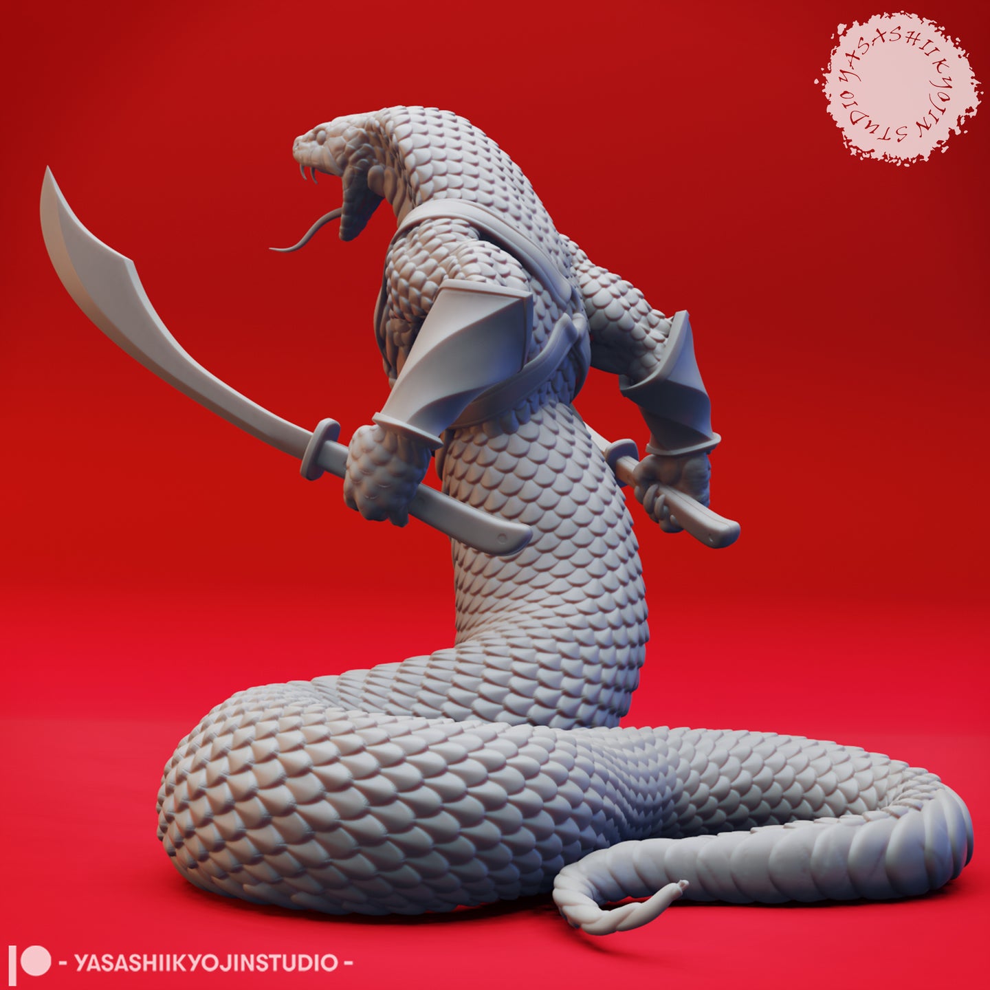 Serpent Warrior (Yuan-Ti) 01 by Yasashii Kyojin Studios