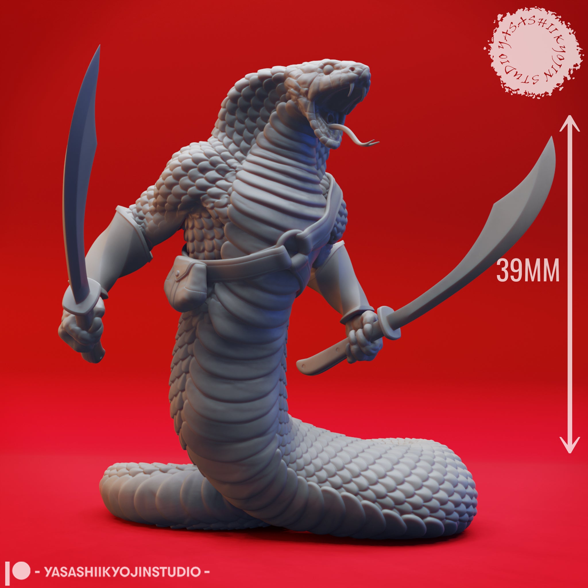 Serpent Warrior (Yuan-Ti) 01 by Yasashii Kyojin Studios