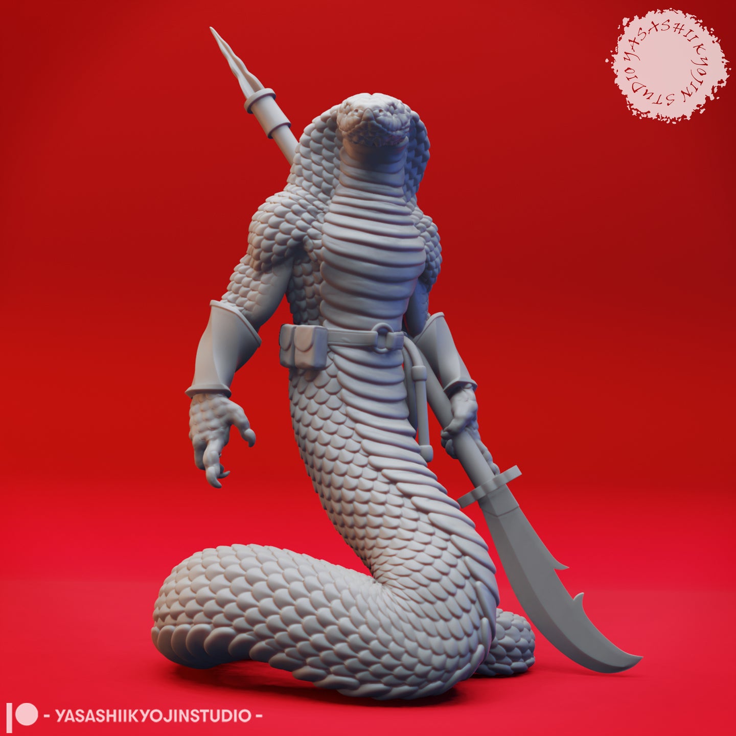 Serpent Warrior (Yuan-Ti) 02 by Yasashii Kyojin Studios