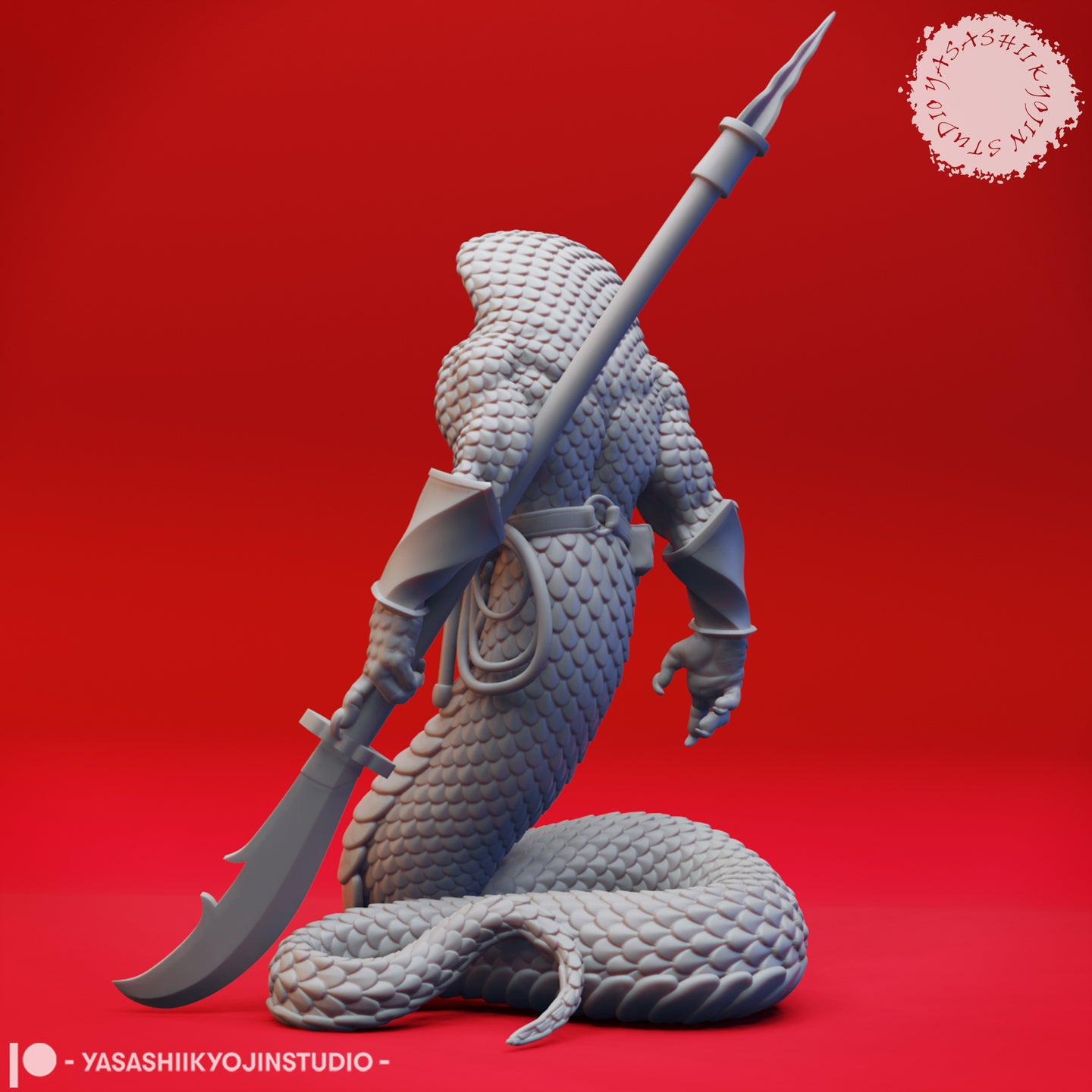 Serpent Warrior (Yuan-Ti) 02 by Yasashii Kyojin Studios