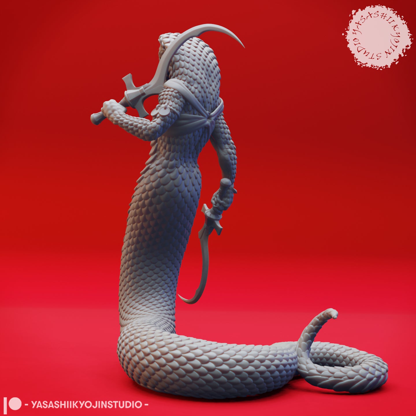 Serpent Warrior (Yuan-Ti) 04 by Yasashii Kyojin Studios