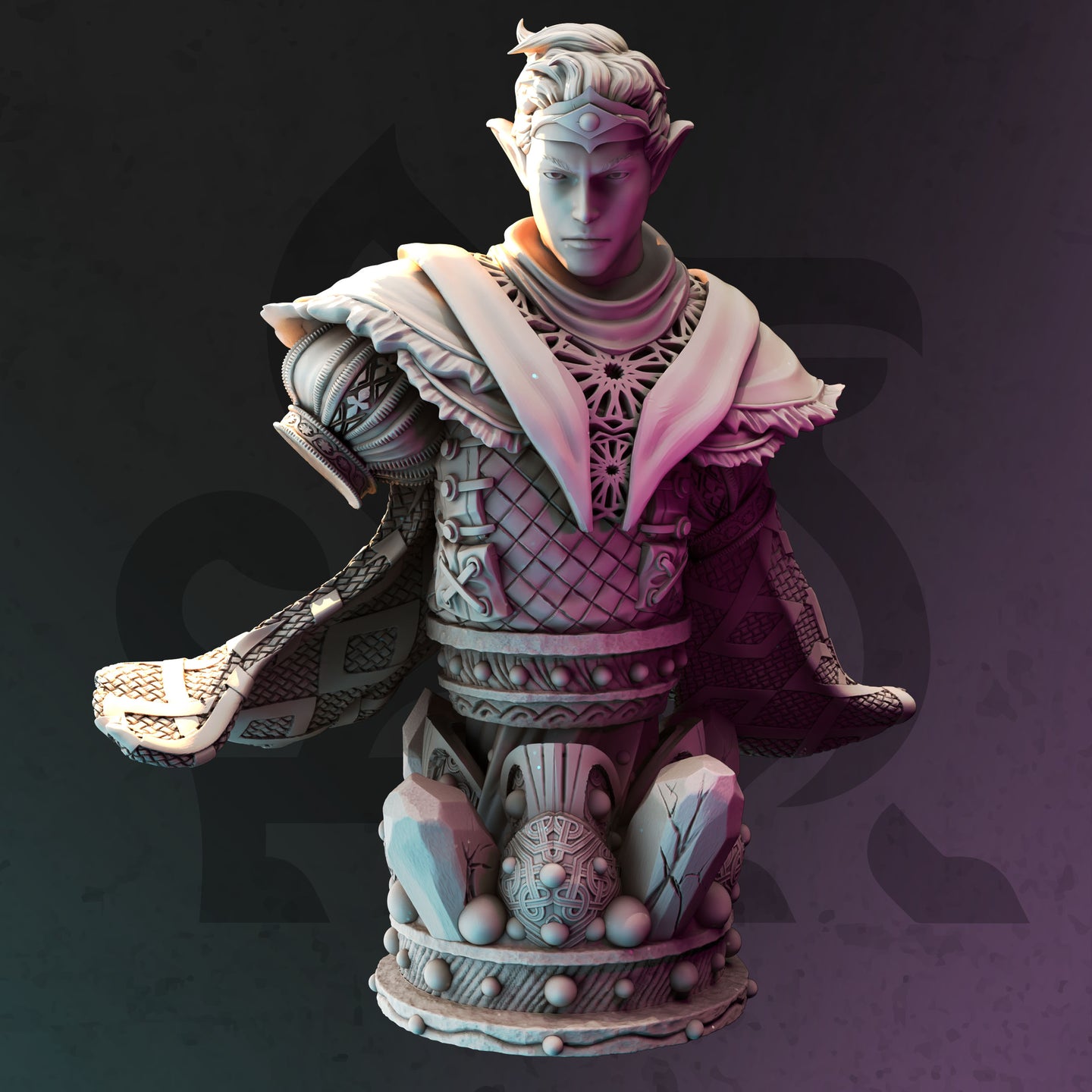 Drow Illusionist (Yunas) Bust  by DM Stash