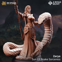 Sun Elf Snake Sorceress (Zarya) by DM Stash