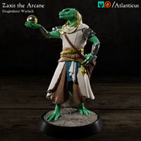Zaxis the Arcane Dragonborn Mage by Atlanticus Arts