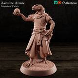 Zaxis the Arcane Dragonborn Mage by Atlanticus Arts