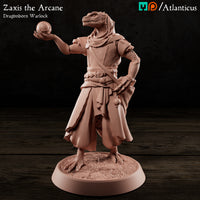 Zaxis the Arcane Dragonborn Mage by Atlanticus Arts