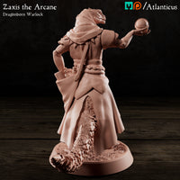 Zaxis the Arcane Dragonborn Mage by Atlanticus Arts