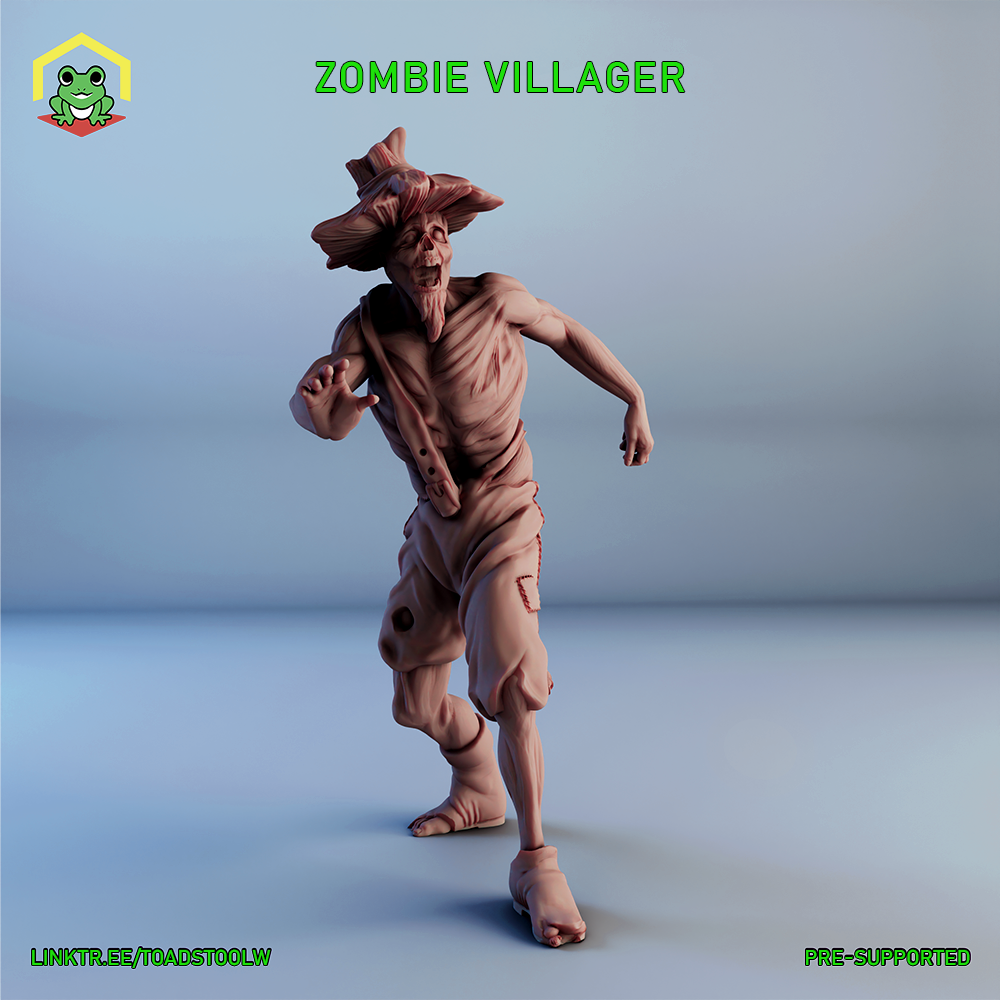 Zombie Villager by The Toadstool Weaver