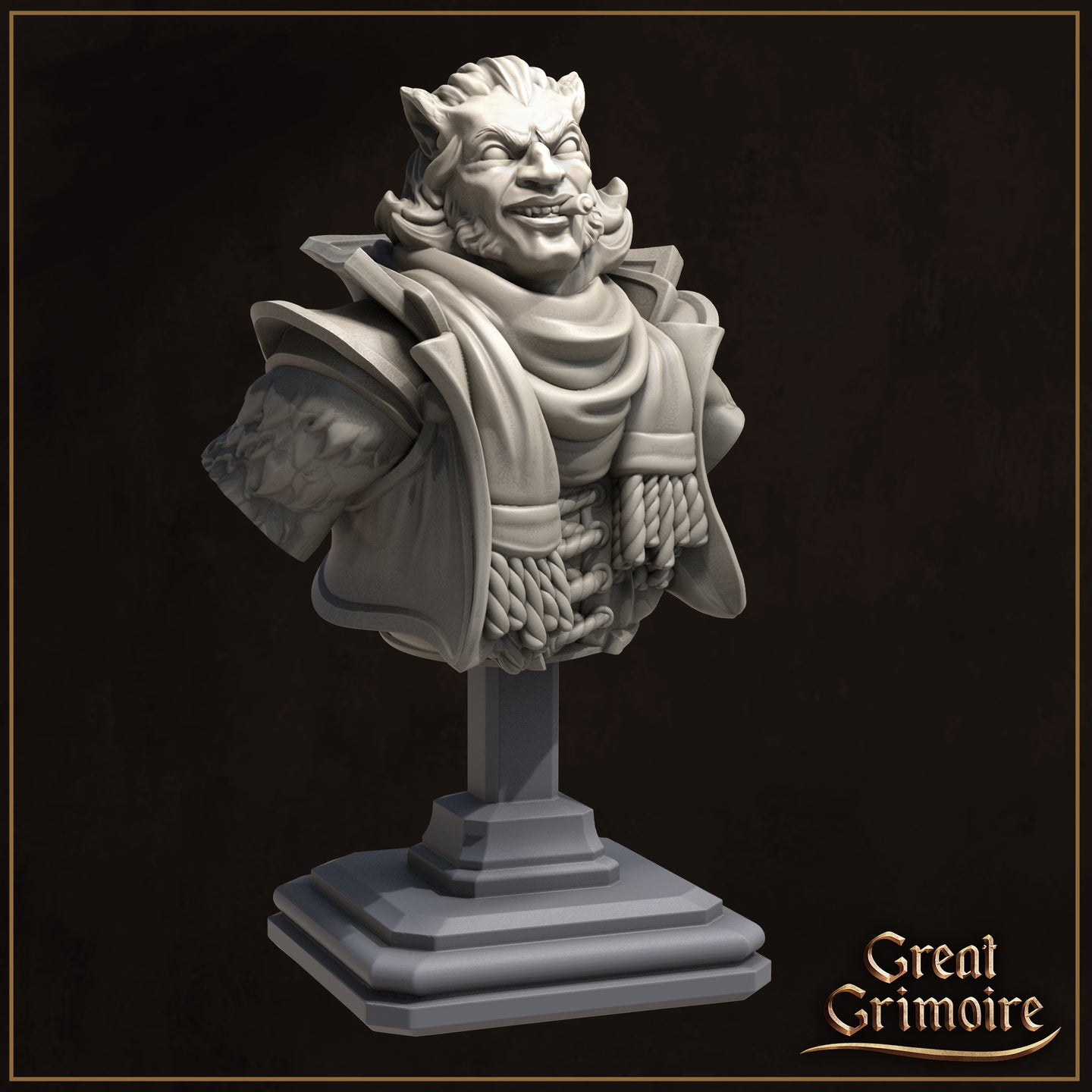 Mr. Cat Bust  by Great Grimoire