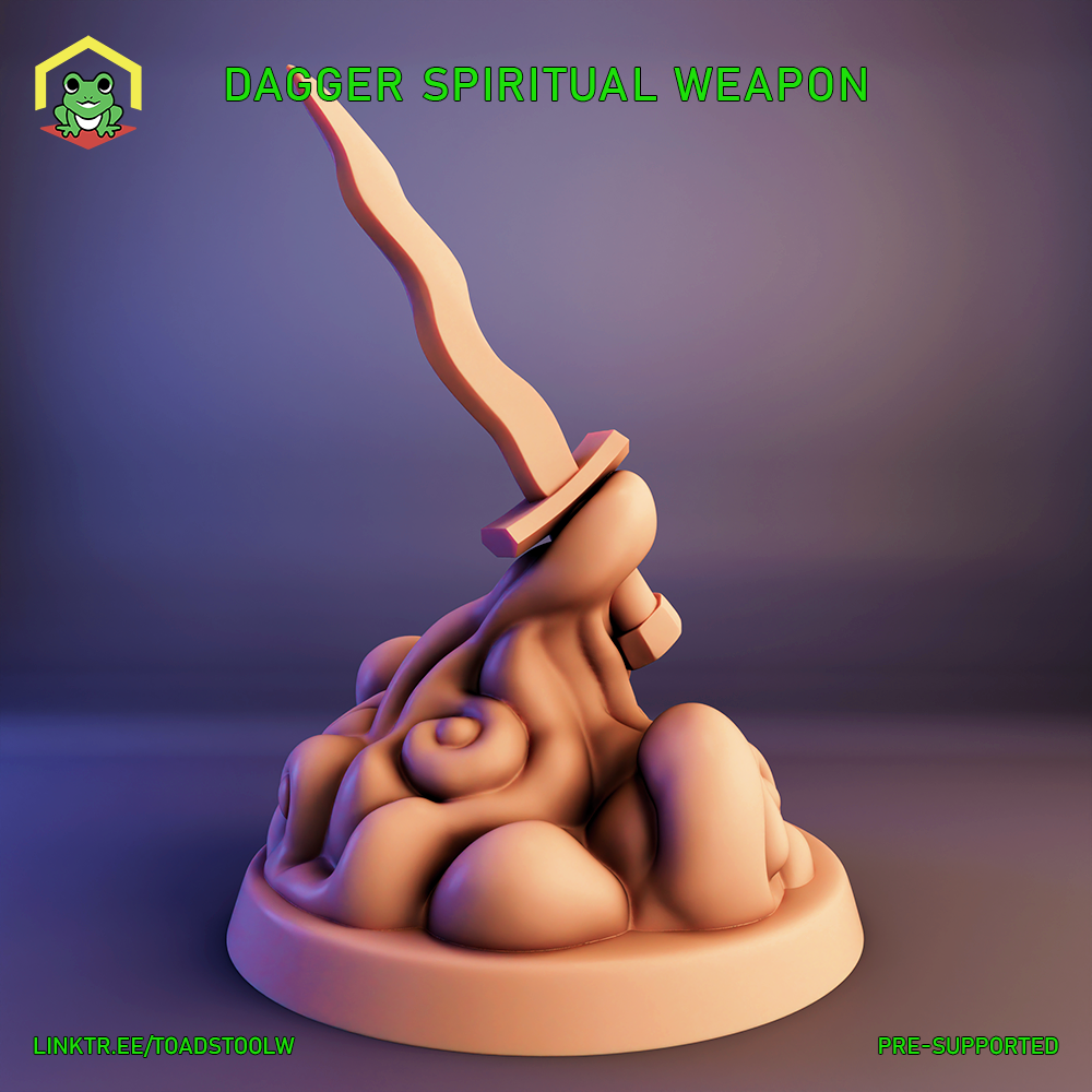 Dagger Spiritual Weapon by The Toadstool Weaver