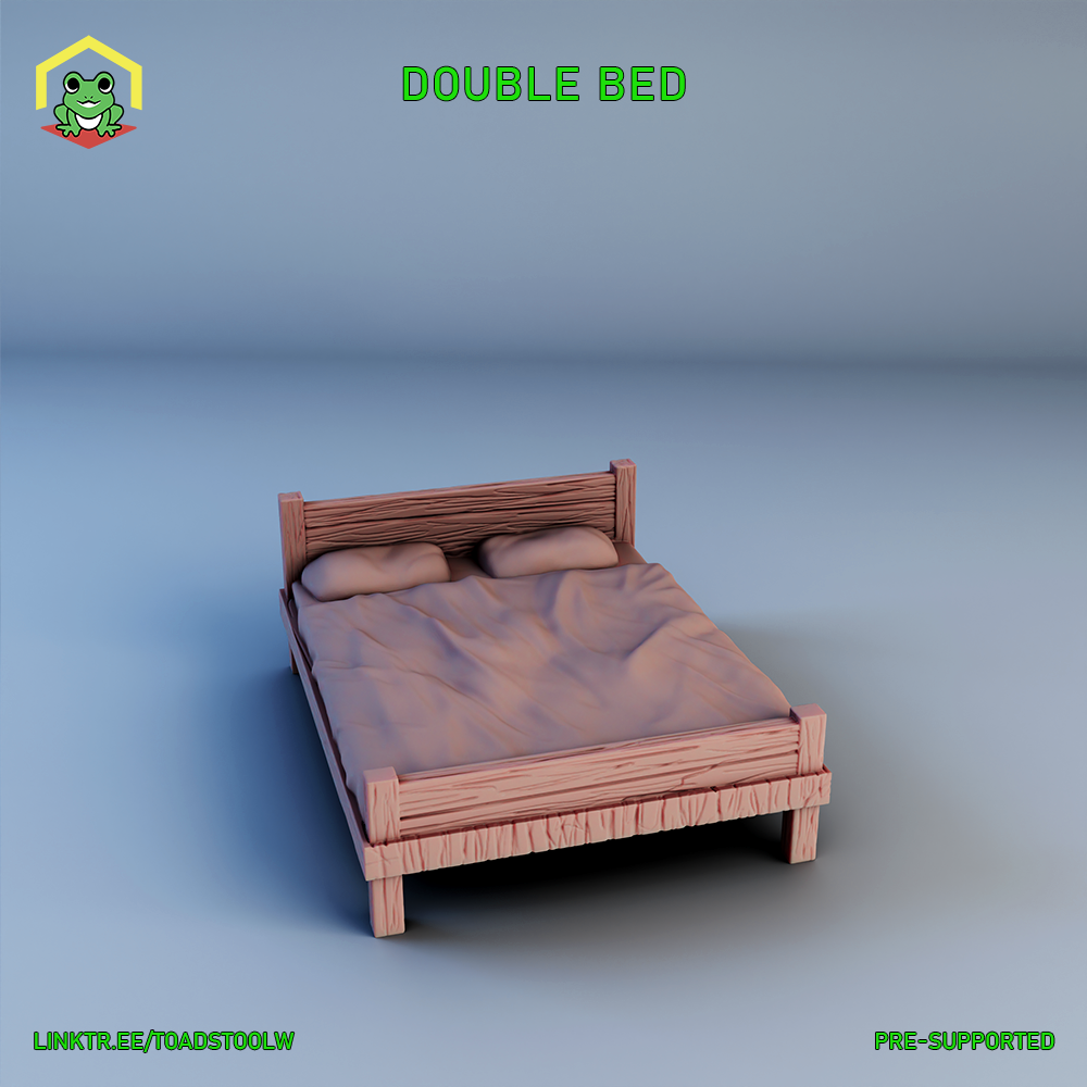 Double Bed by The Toadstool Weaver
