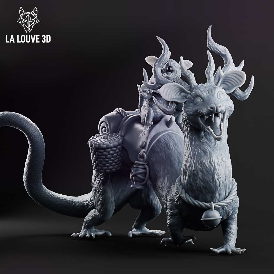 Drago-Opossum by La Louve 3D