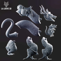 Drago-Opossum by La Louve 3D