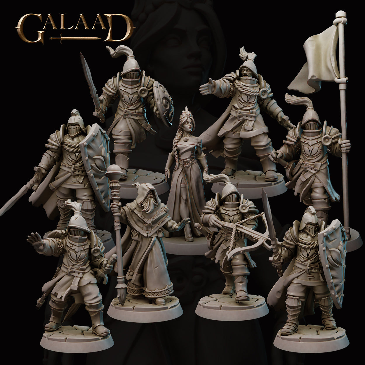 Queen's Guard Bundle by Galaad Miniatures