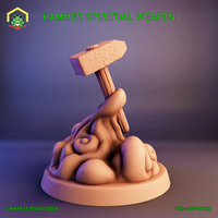 Hammer Spiritual Weapon by The Toadstool Weaver
