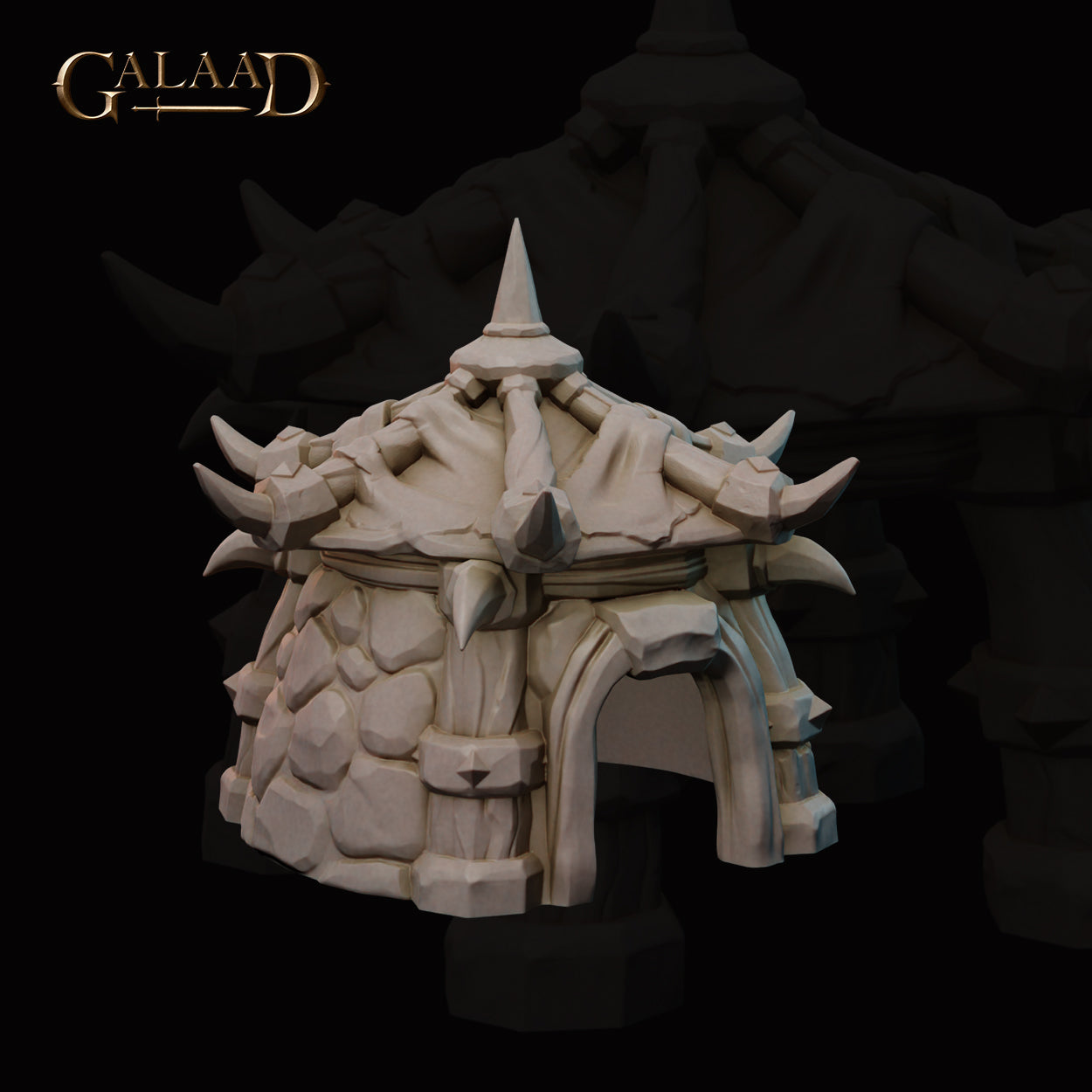 Orc Hut 01 by Galaad Miniatures