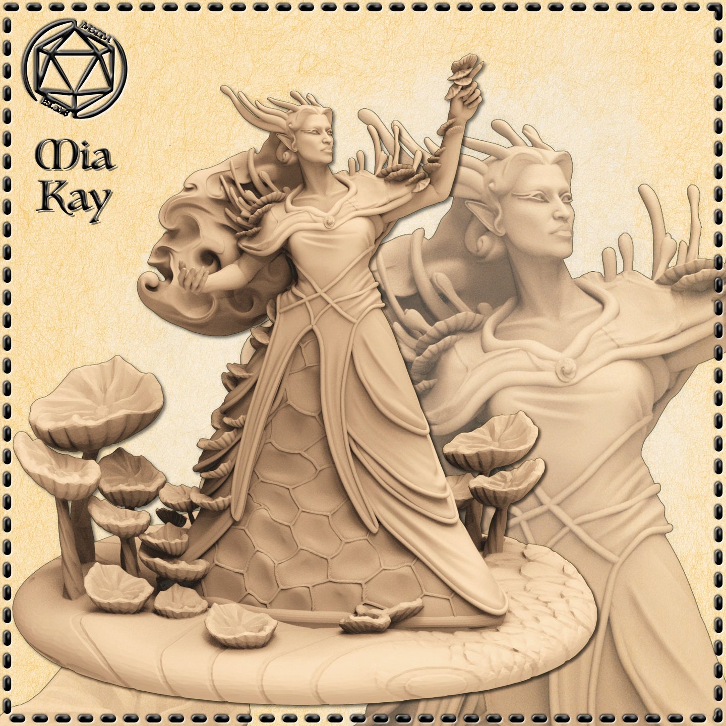 Mushroom Queen by Mia Kay M3DM