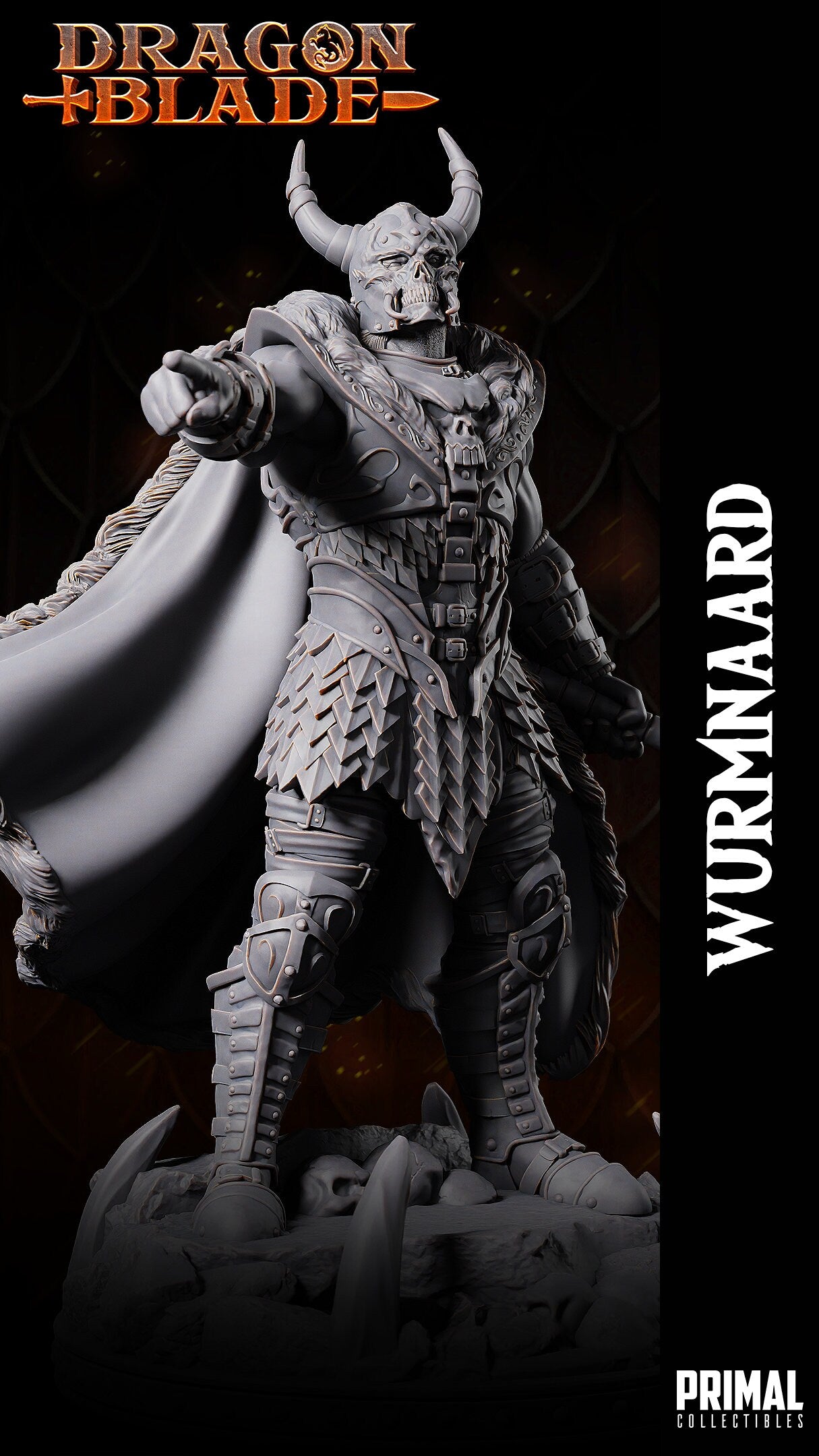 Undead Human Fighter (Highlord Wurmnaard) by Primal Collectibles