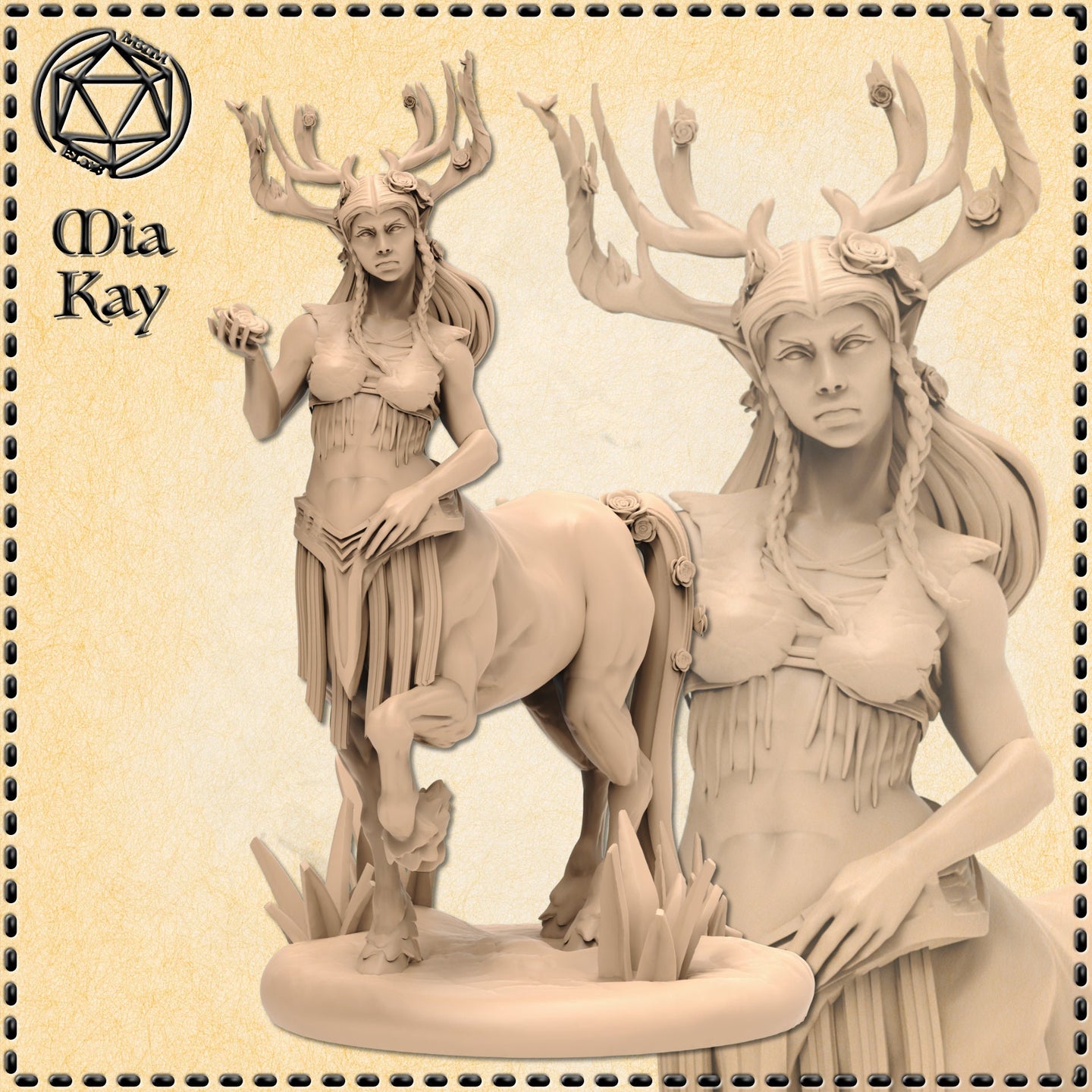 Centaur Druid by Mia Kay M3DM