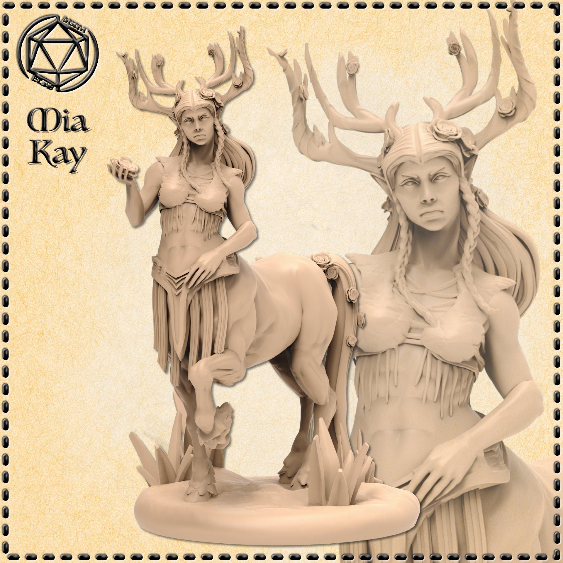 Centaur Druid by Mia Kay M3DM