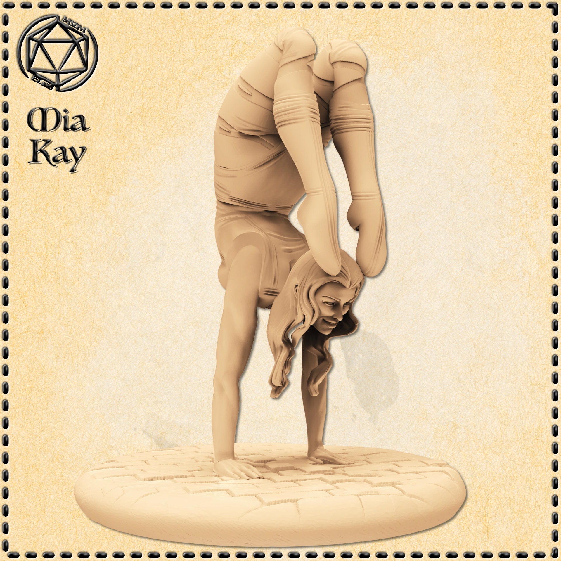 Human Acrobat | D&D Miniature for Rogue Characters – MitzNSimz