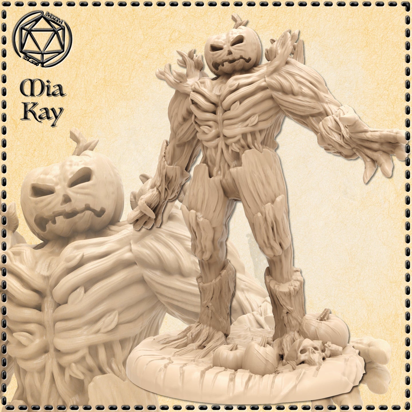 Jack'O'Lantern Golem by Mia Kay M3DM