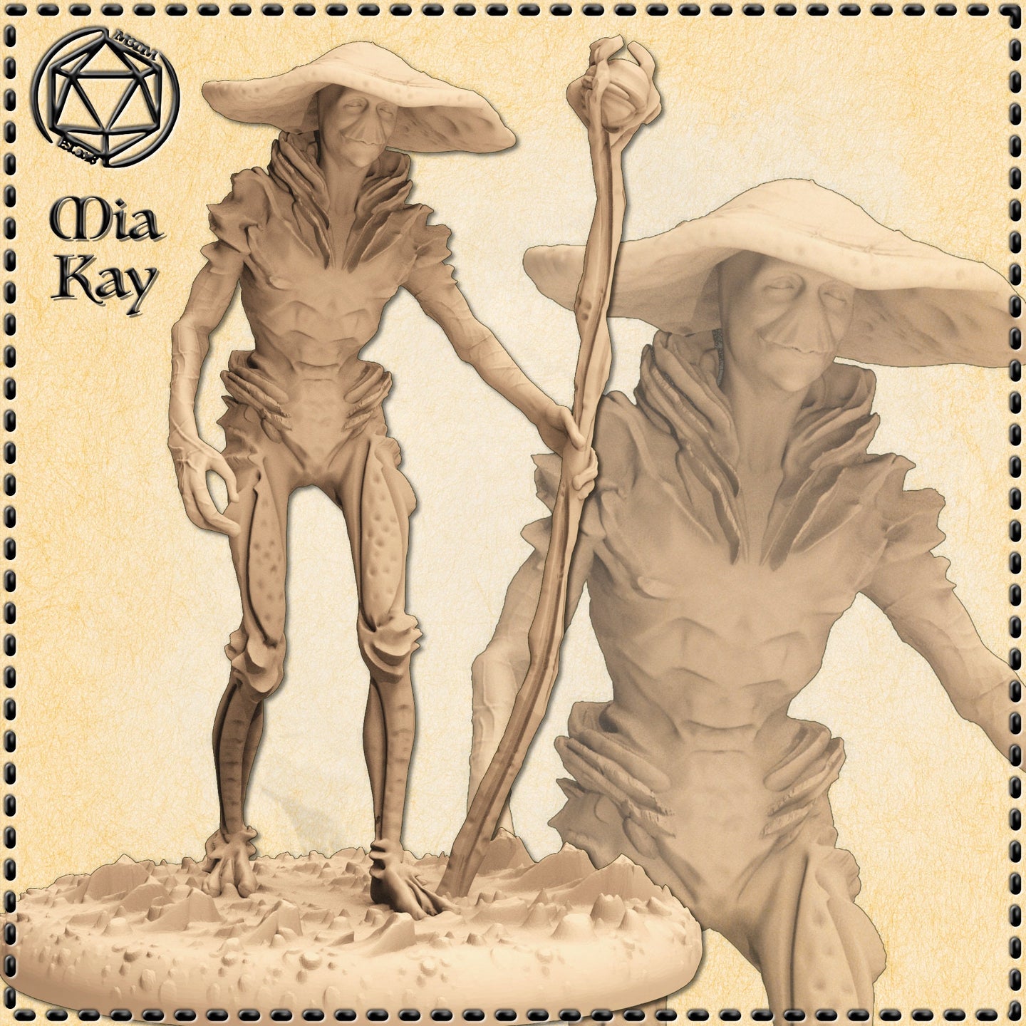 Myconid Druid by Mia Kay M3DM