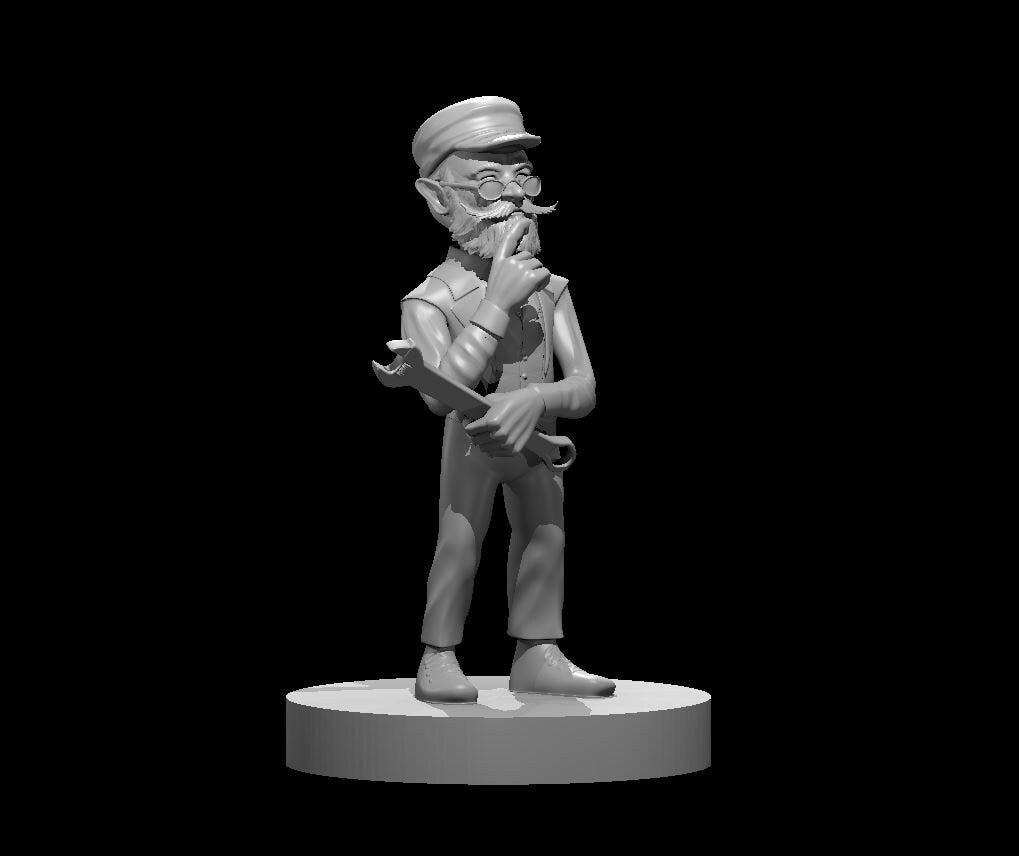 Gnome Artificer Pondering by MZ4250
