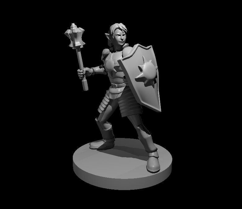Elf Cleric by MZ4250
