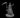 Grey resin digital render of a female tiefling cleric miniature at 32mm scale — she wears flowing robes with a chain-link belt, holds a full-length scythe in her left hand, raises her right hand mid-cast, and has curved horns, pointed ears, and a coiling tail at her feet, mounted on a round base