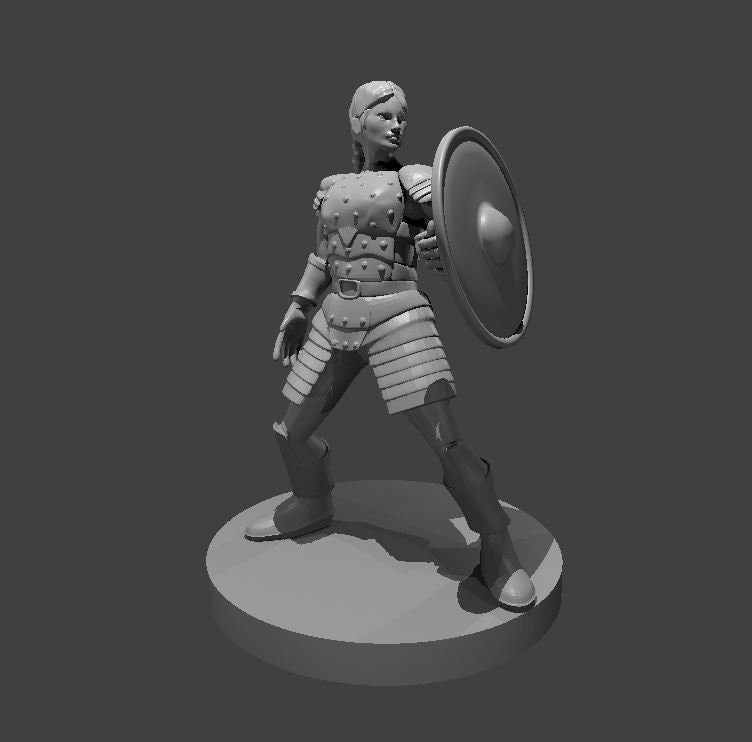 Human Cleric Female in Studs by MZ4250