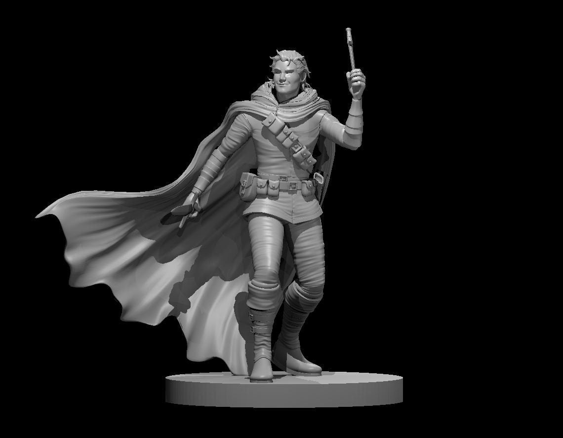 Human Male Rogue w/ Cape by MZ4250