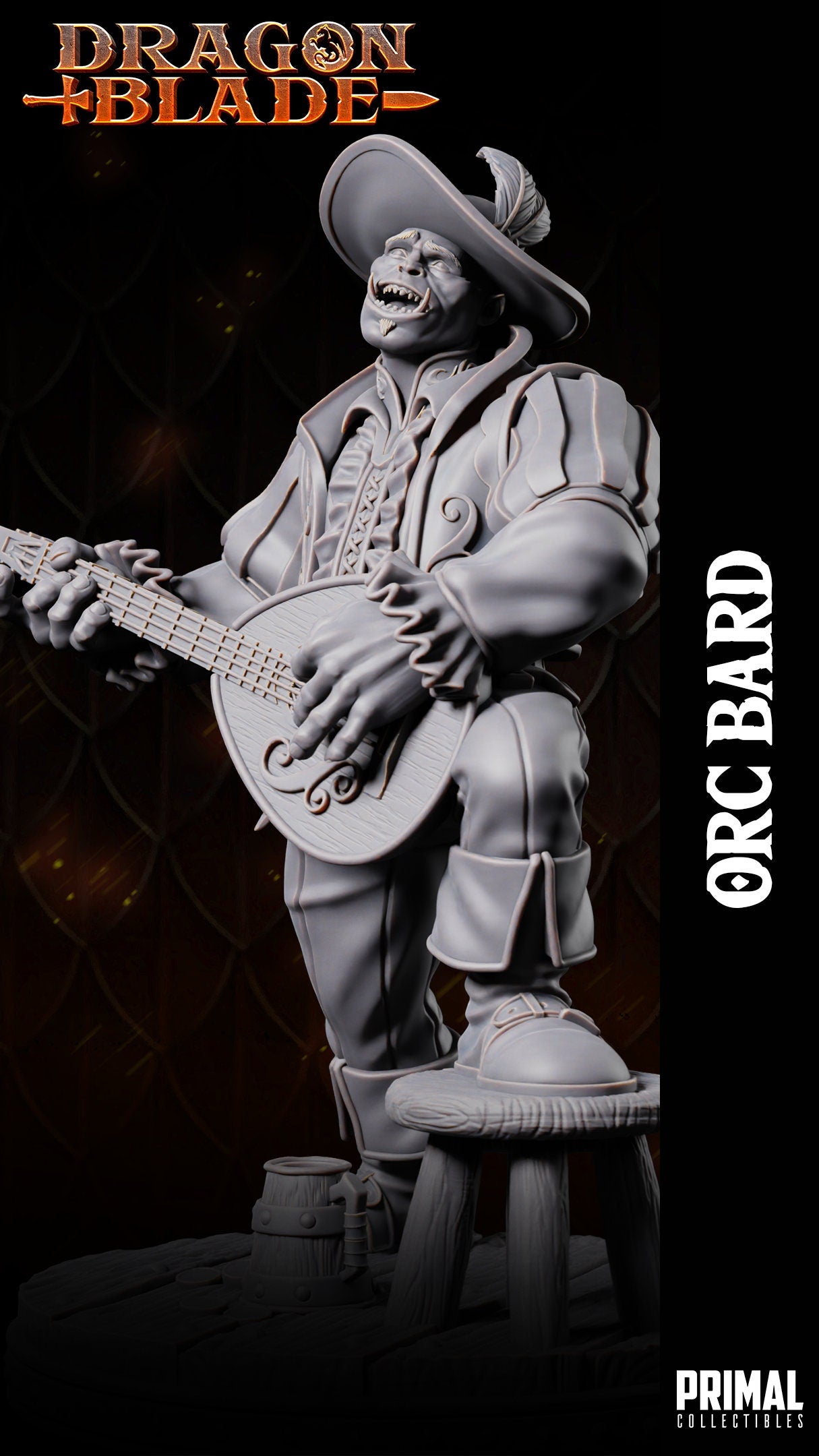 Orc Bard by Primal Collectibles