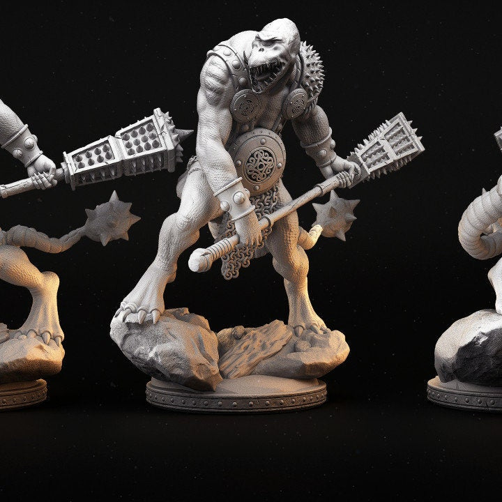 Lizardfolk Fighter (Skeghh) by Primal Collectibles
