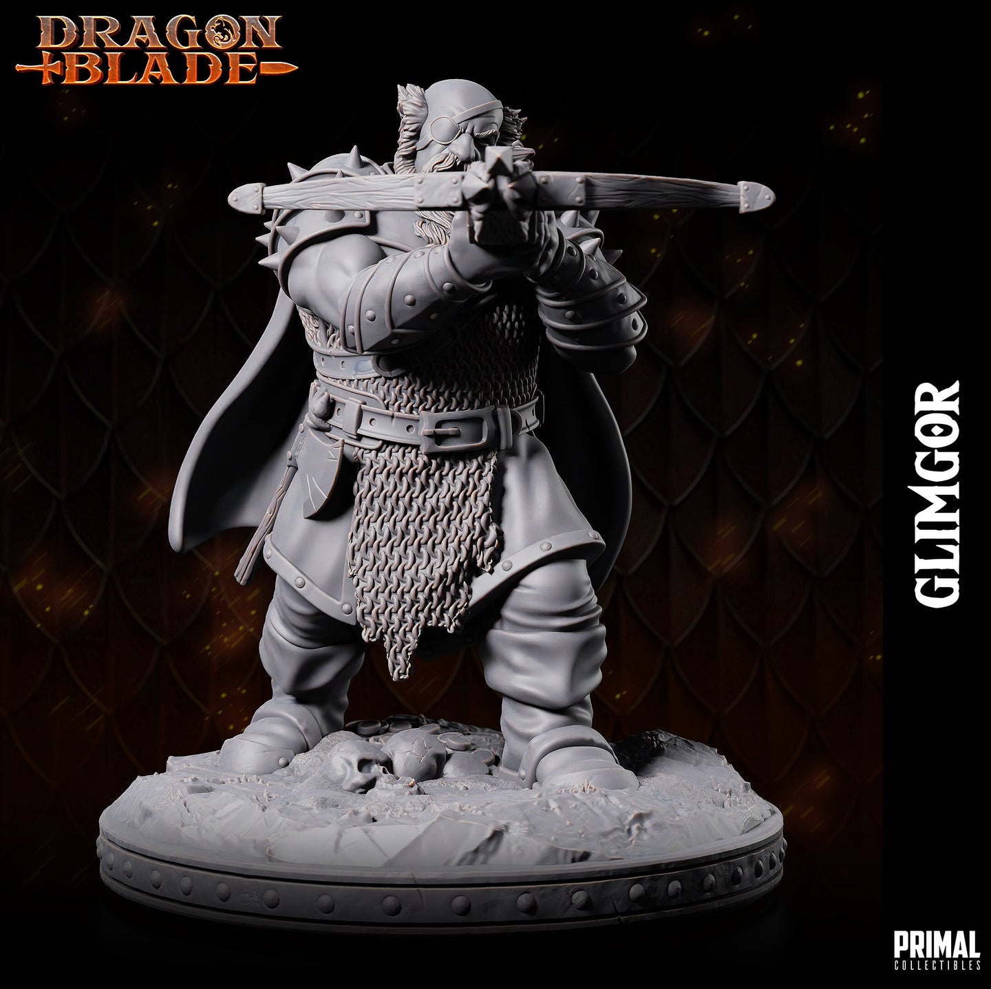 Dwarf Fighter (Glimgor) by Primal Collectibles