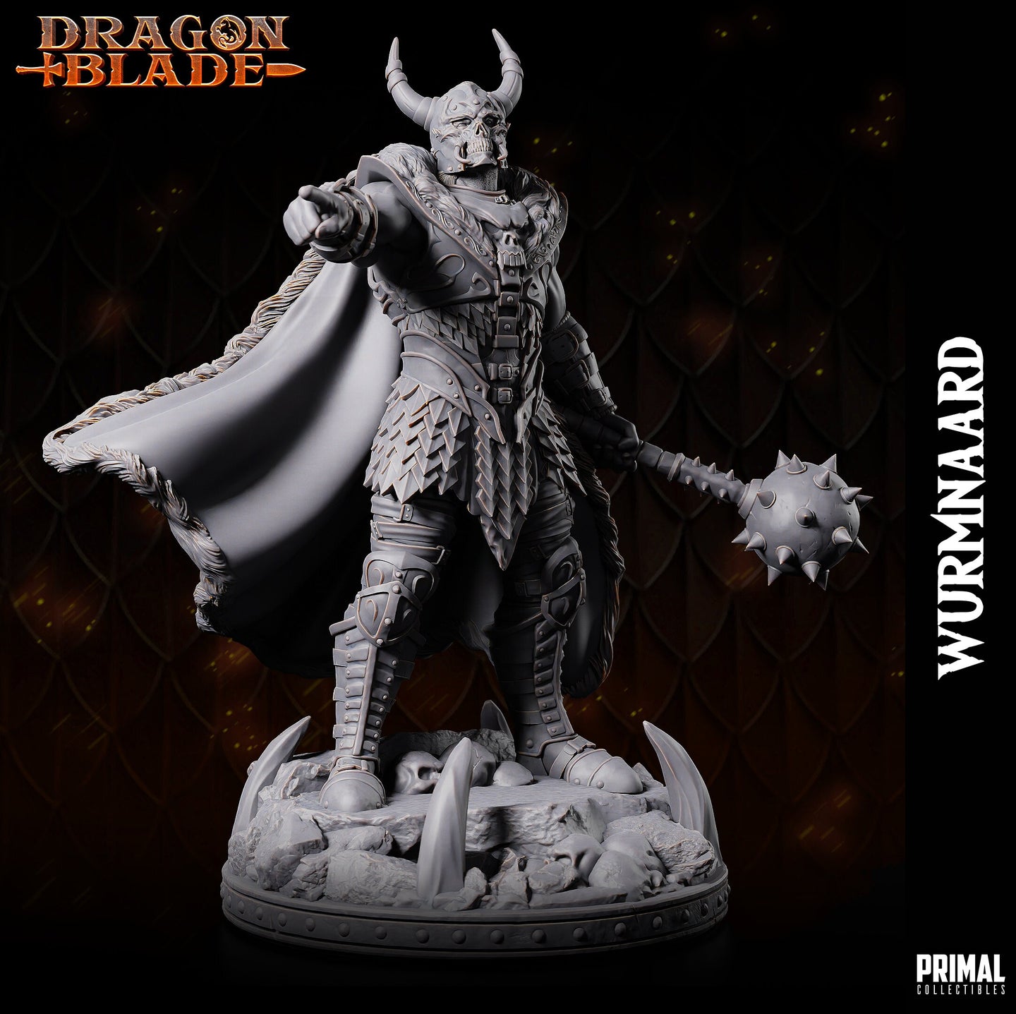 Undead Human Fighter (Highlord Wurmnaard) by Primal Collectibles