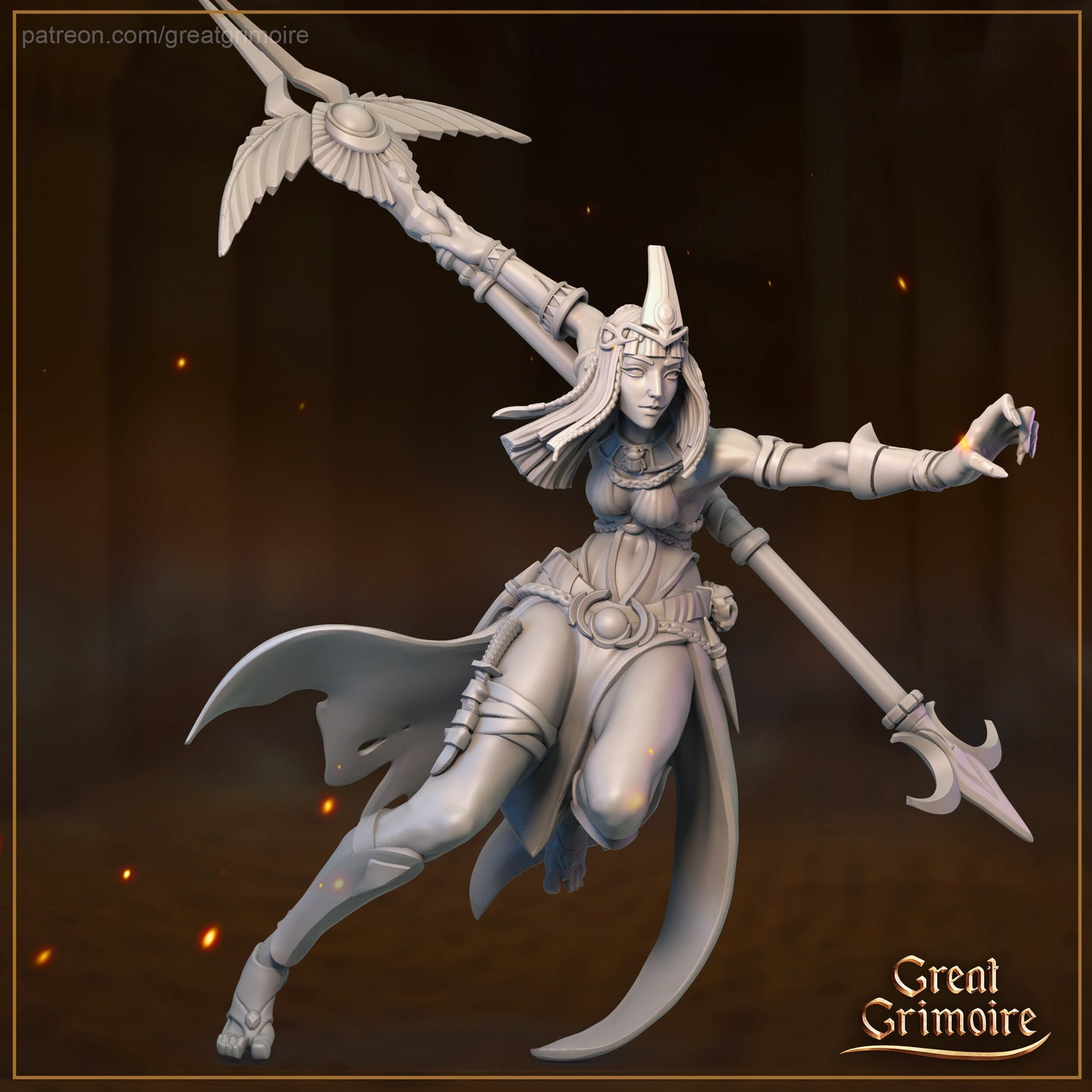 Dalia Egyptian Huntress by Great Grimoire