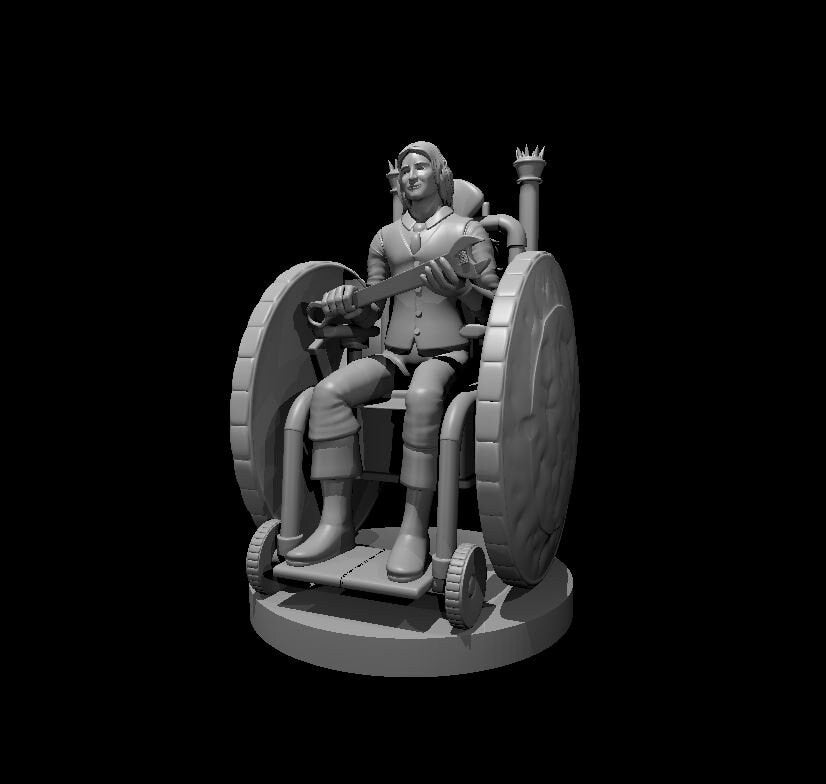 Human Artificer Male inBattleChair by MZ4250