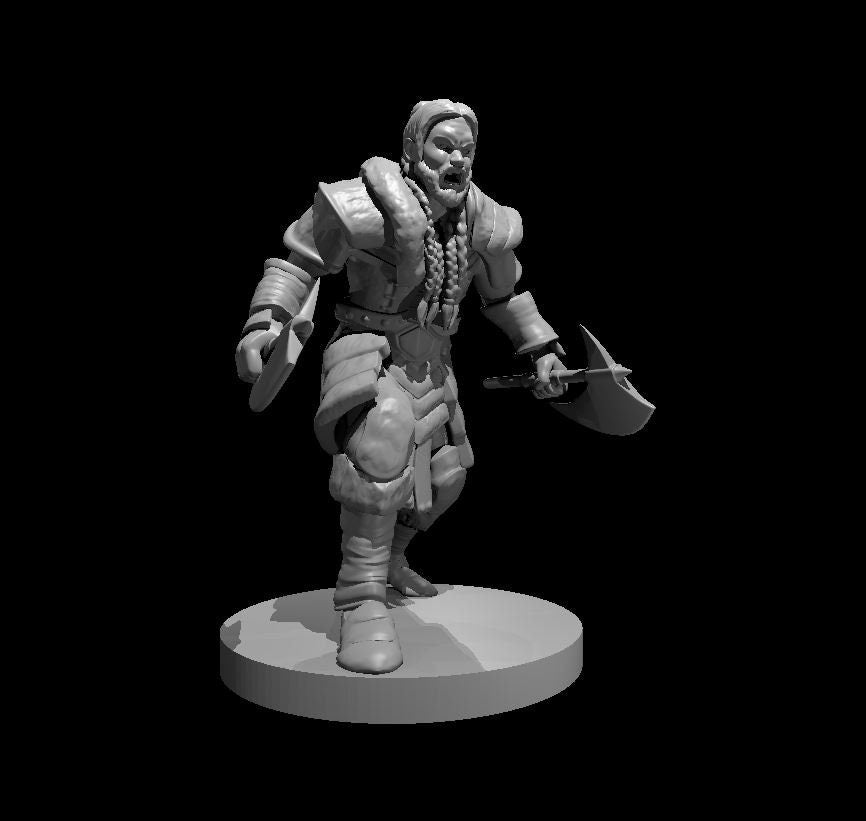 Human Barbarian Male w/Fur by MZ4250