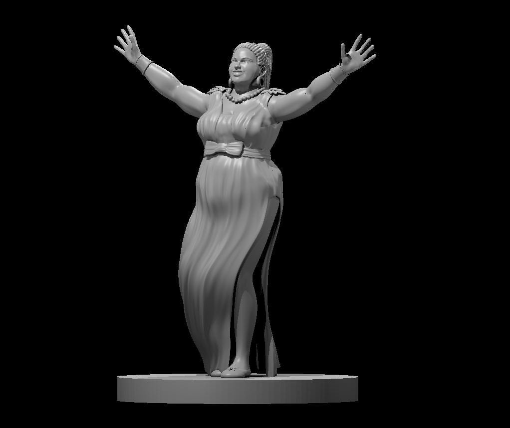Human Bard Female Singing by MZ4250
