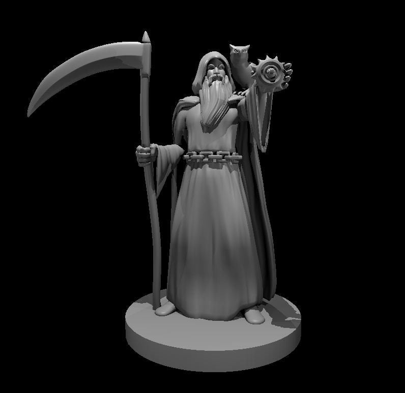 Human Cleric Male Death Cleric by MZ4250