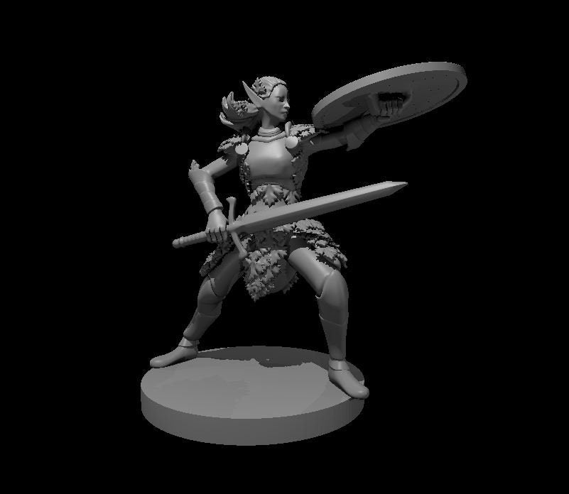 Elf Fighter Shield Bash by MZ4250