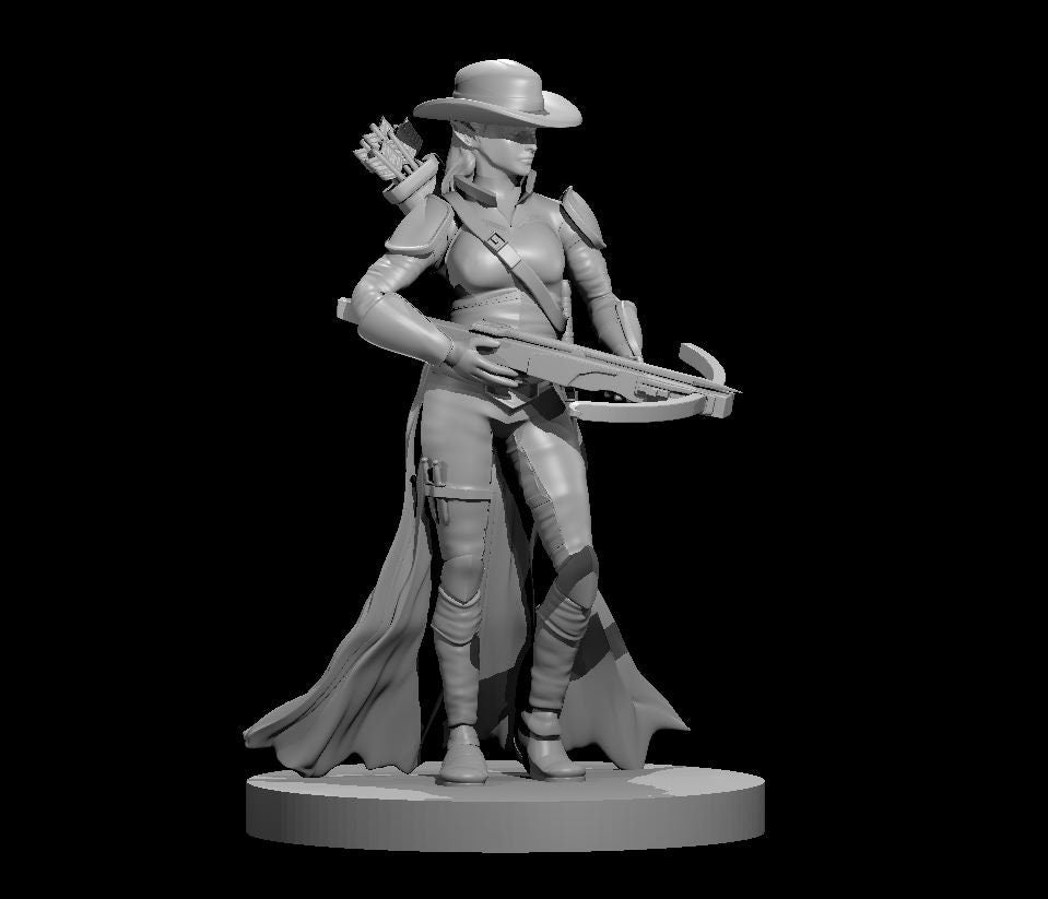 Elf Ranger Female w/Crossbow by MZ4250