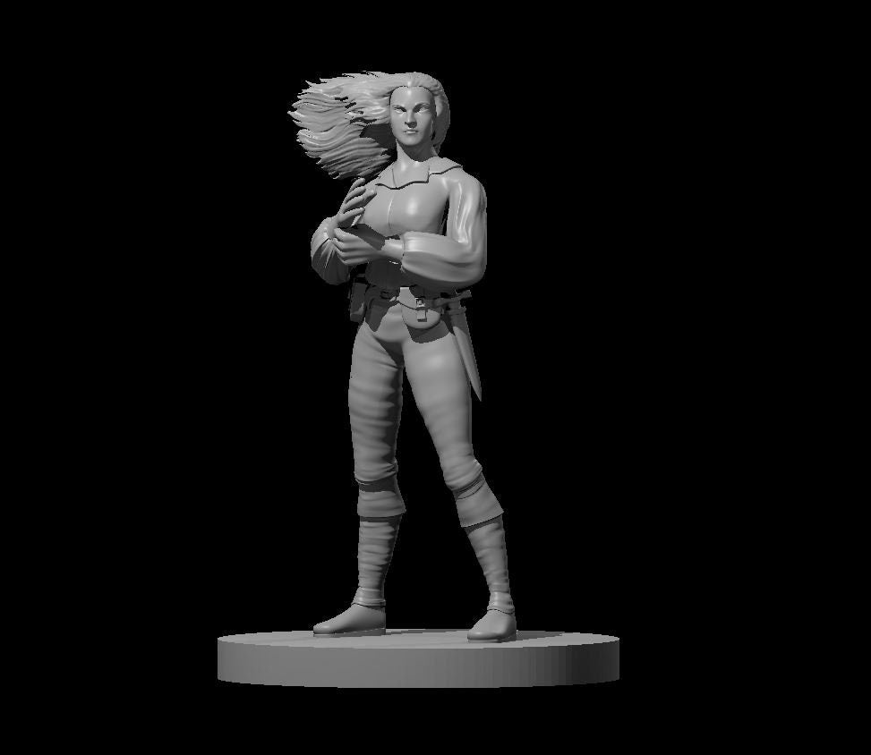 Human Female Rogue Removing Hood by MZ4250