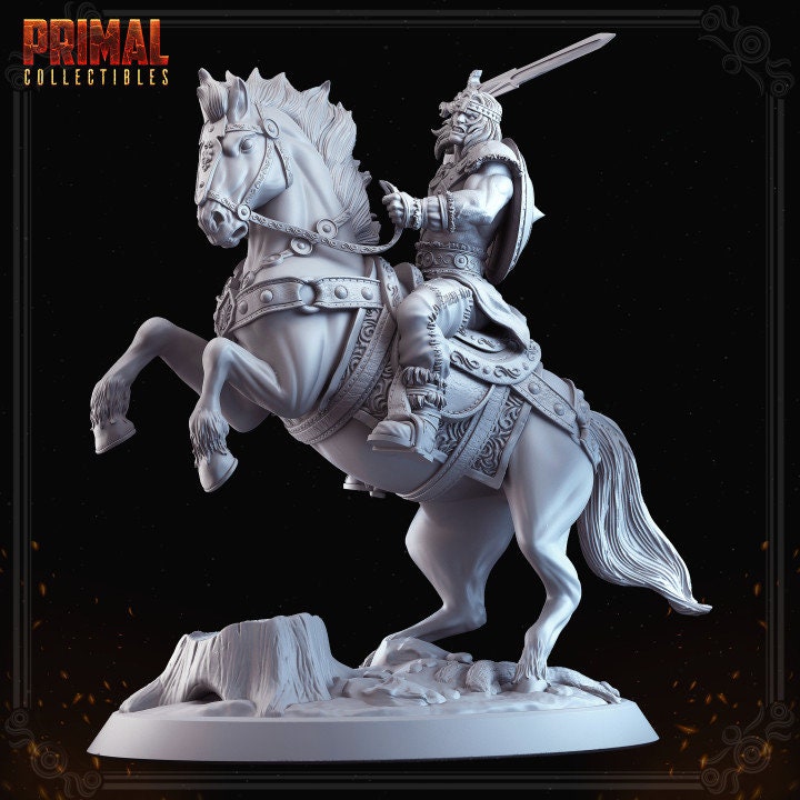 Mounted Barbarian (Boris) by Primal Collectibles