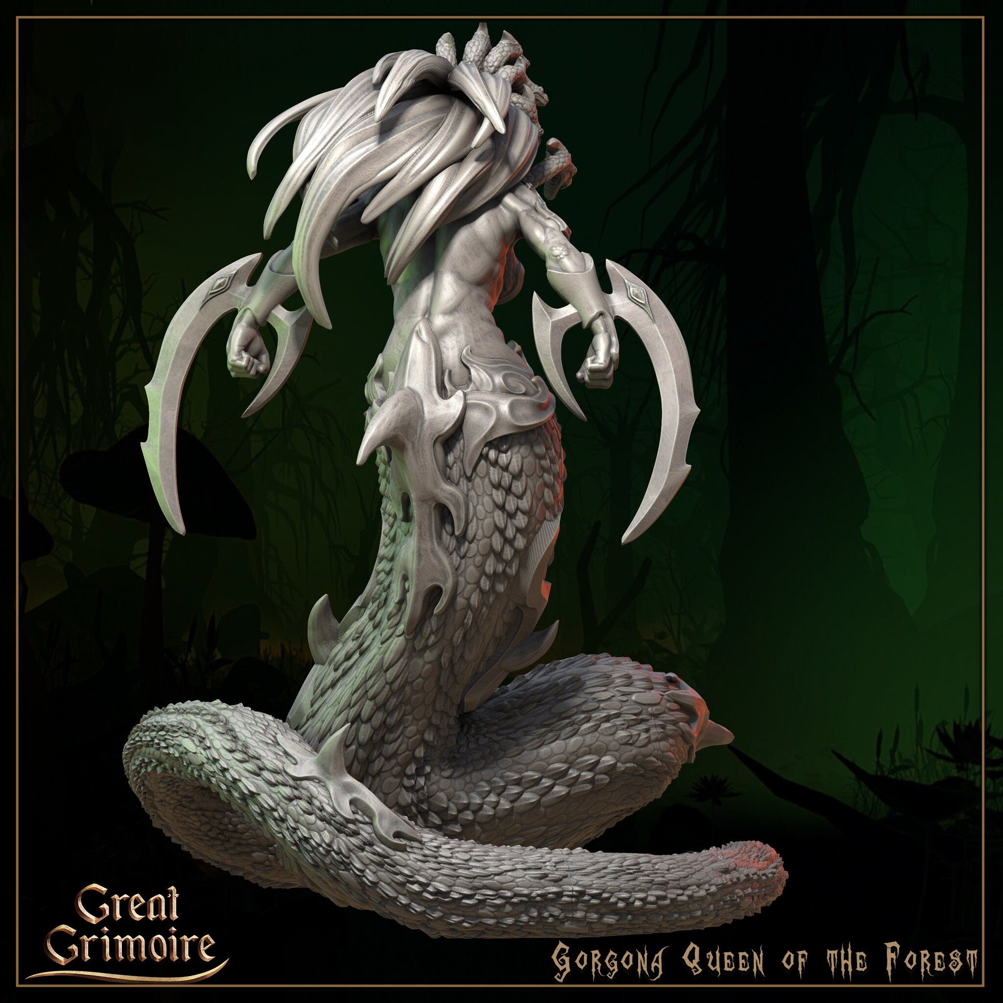 Gorgana Queen of the Forest by Great Grimoire